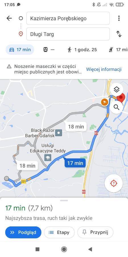 דירות גדנסק Przytulna Kawalerka Z Ogrodem מראה חיצוני תמונה
